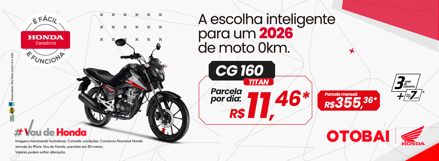 banner CNH - CG 160 TITAN