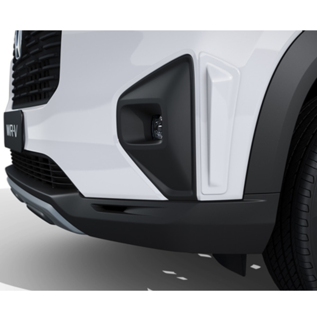 PROTETOR DE PARA-CHOQUE LATERAL FRONTAL BRANCO TAFETÁ WR-V