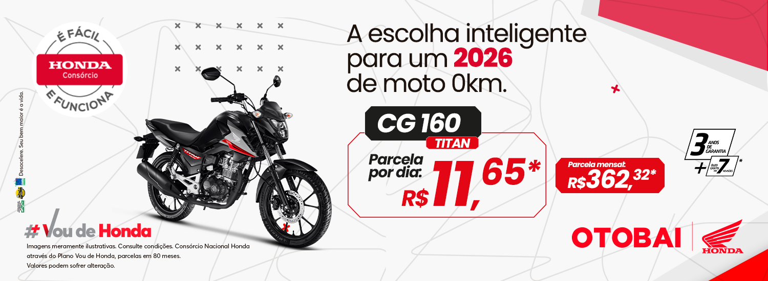 banner CNH - CG 160 TITAN