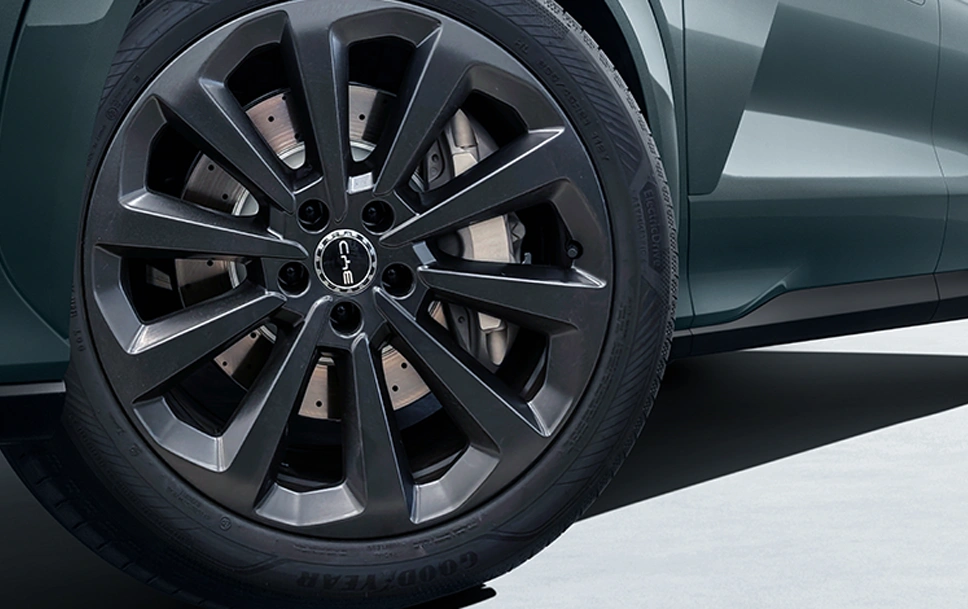 Rodas de liga leve de 21 polegadas com múltiplos raios