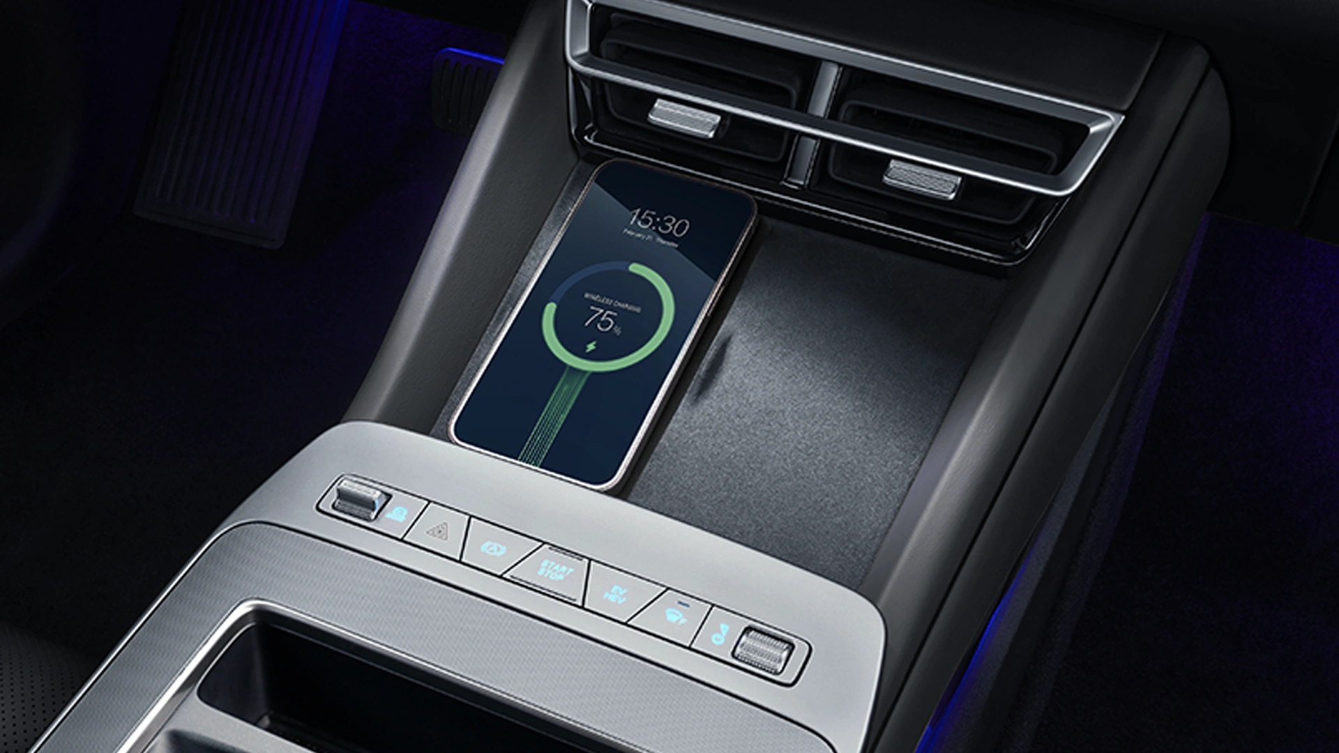 Carregamento rápido sem fio de 50 W