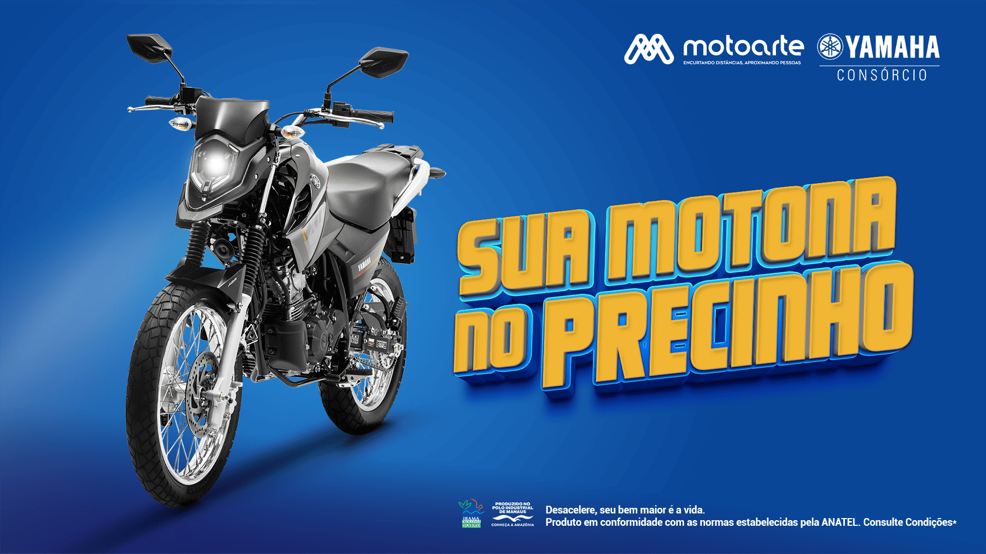 Ano Novo, Moto Nova: comece 2026 acelerando com condições imbatíveis na Motoarte Yamaha!