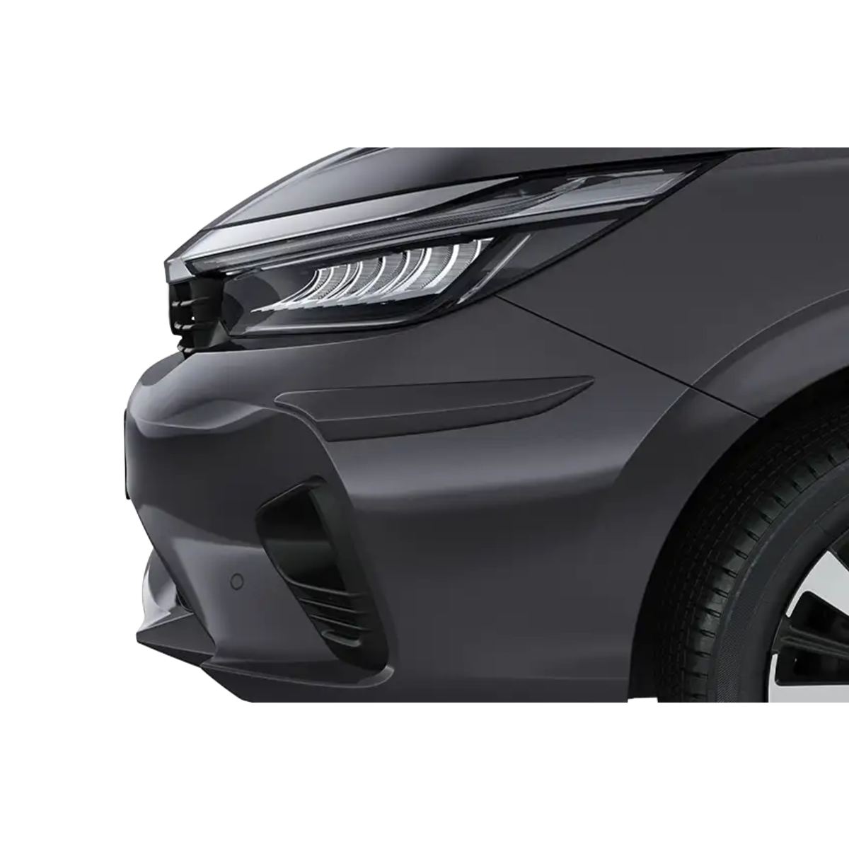 PROTETOR LATERAL DE PARA-CHOQUE FRONTAL CINZA BASALTO CITY