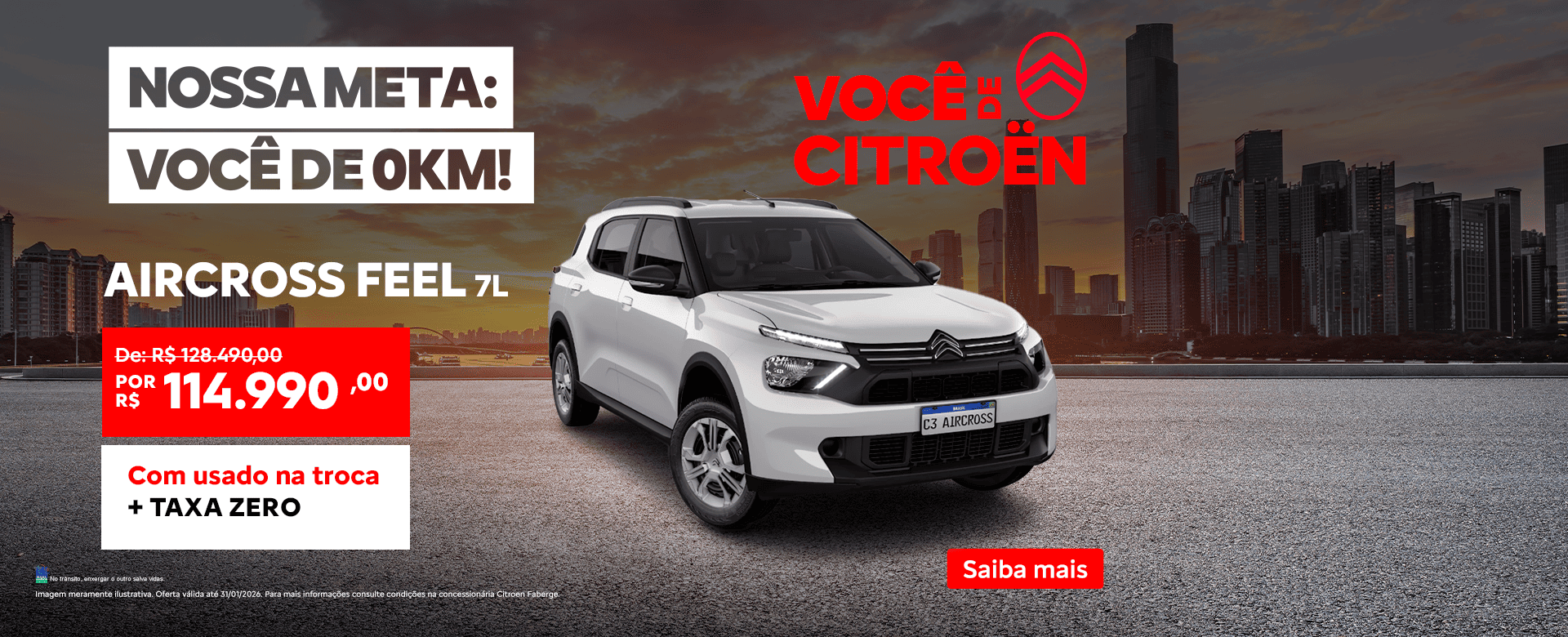 banner aircross feel - janeiro