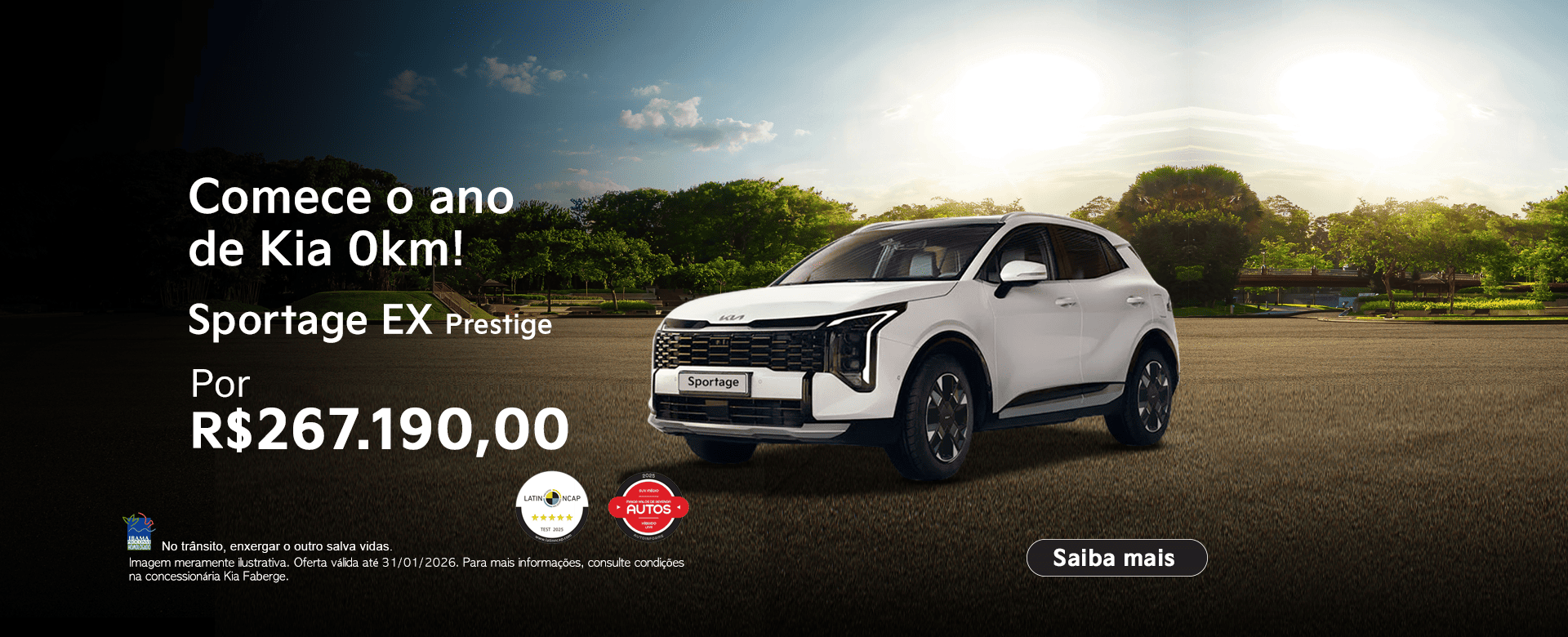 banner sportage - janeiro
