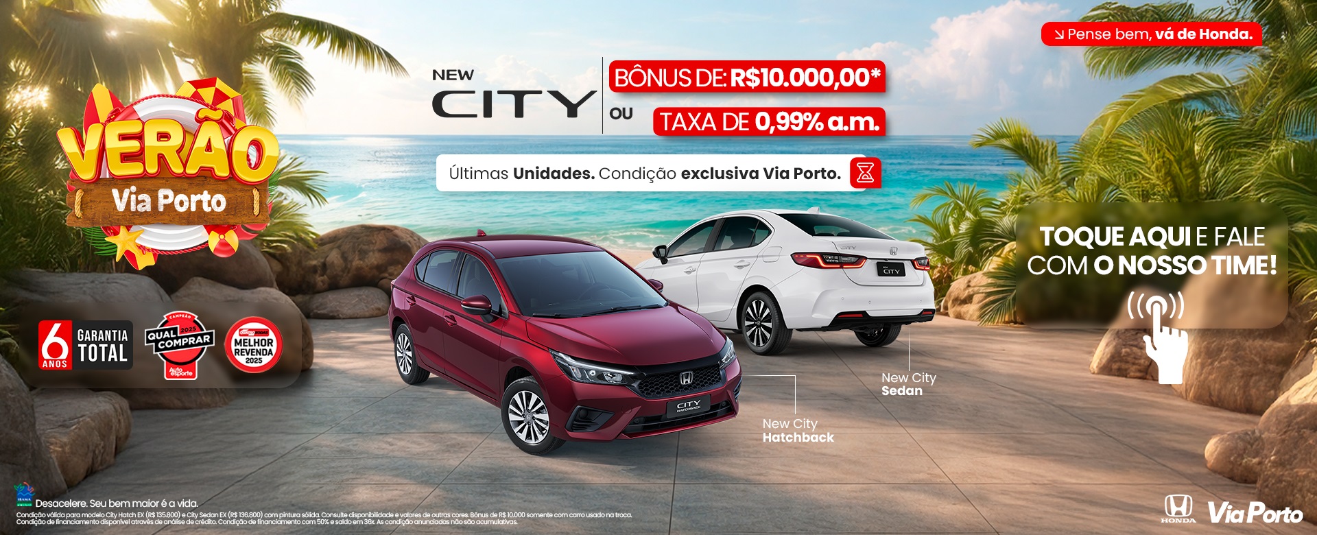 banner new city - verão via porto