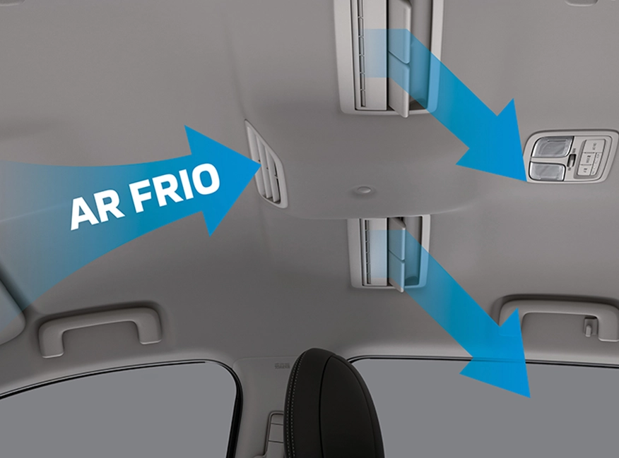 CIRCULADOR DE AR NO TETO