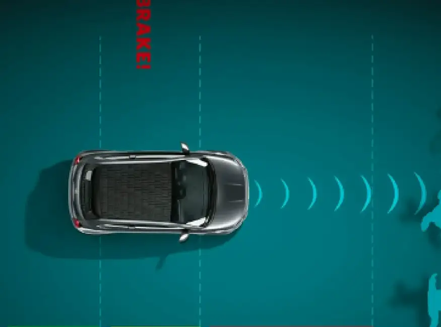 Frenagem automática de emergência