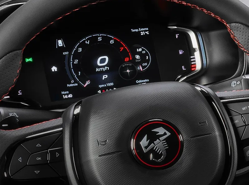 Cluster full digital de 7"