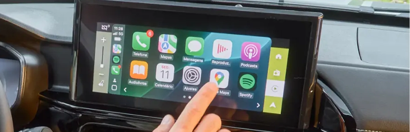 CENTRAL MULTIMÍDIA DE 10” COM NOVO VISUAL E CONEXÃO SEM FIO