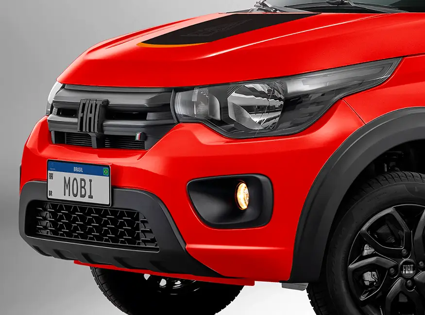 Faróis com máscara negra