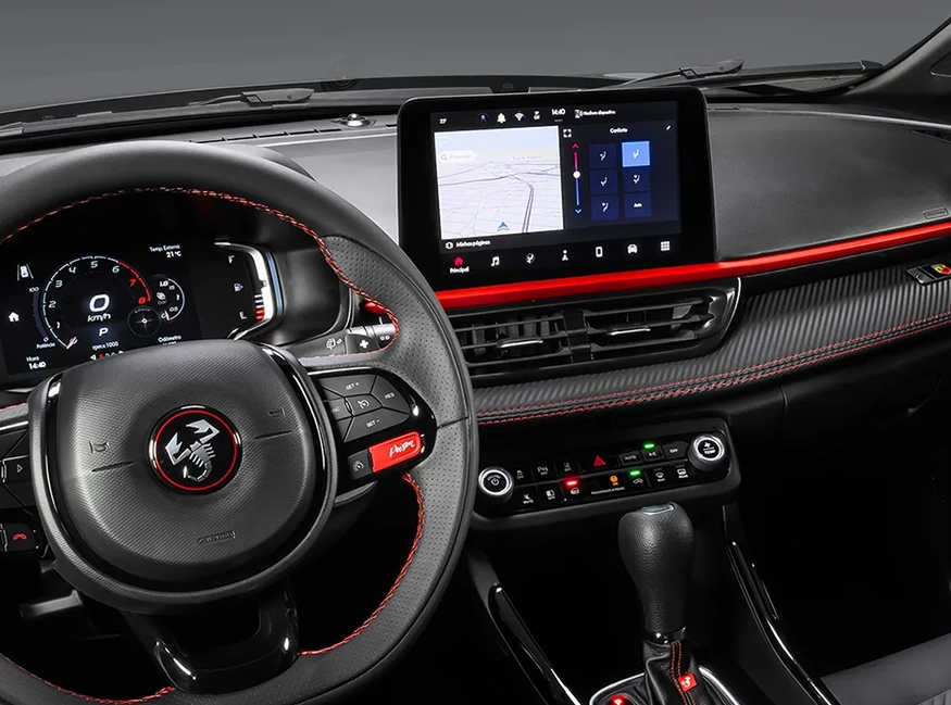 Console central elevado