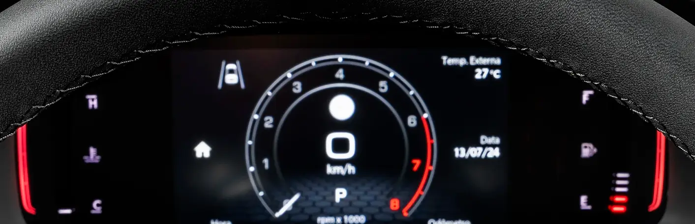 Painel de instrumentos full digital 7”