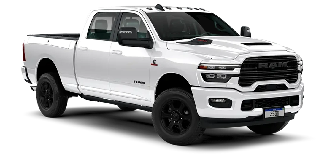 3500 Laramie Night Edition 2025 Branco Bright