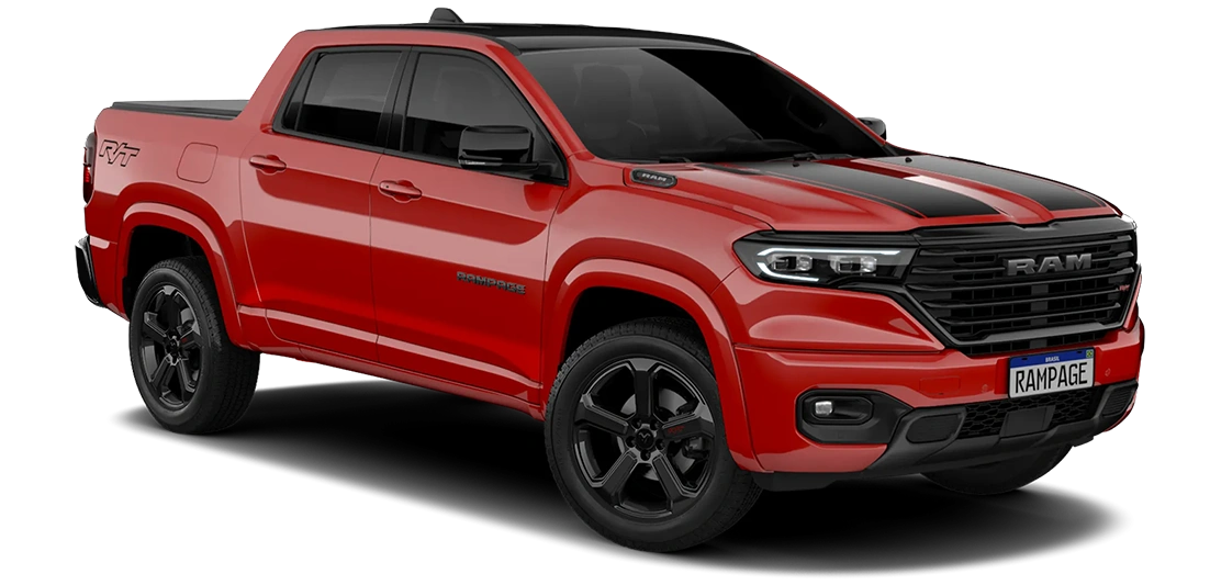 Rampage Big Horn 2.2 Diesel 2026 VERMELHO FLAME + TETO PRETO