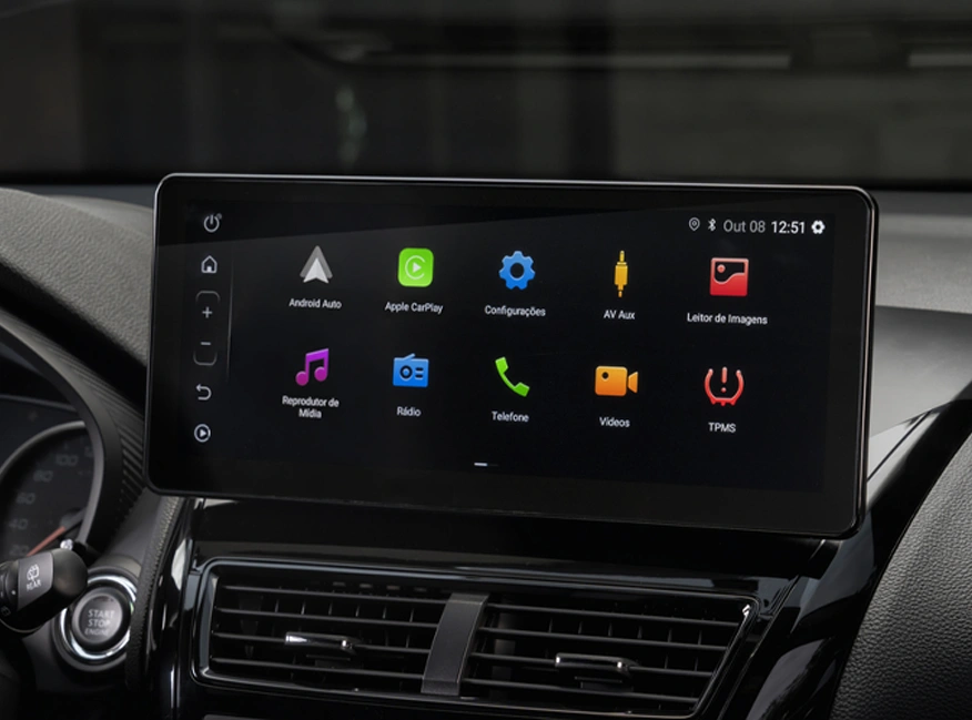 NOVO MULTIMÍDIA DE 12 POLEGADAS