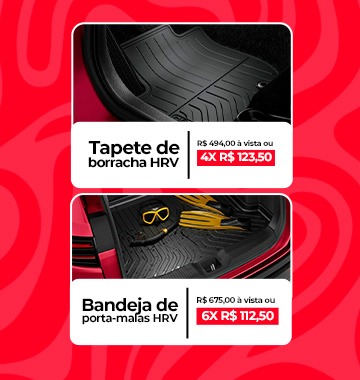 tapete de borracha + bandeja de porta-malas city