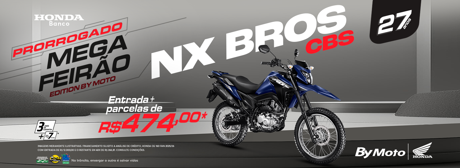 banner Mega - NXR 160 Bros