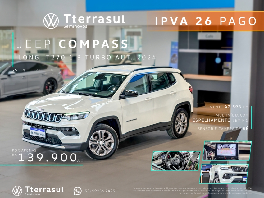 1.3 T270 TURBO FLEX LONGITUDE AT6