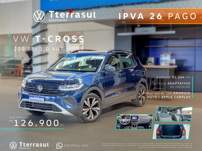 1.0 200 TSI TOTAL FLEX AUTOMÁTICO