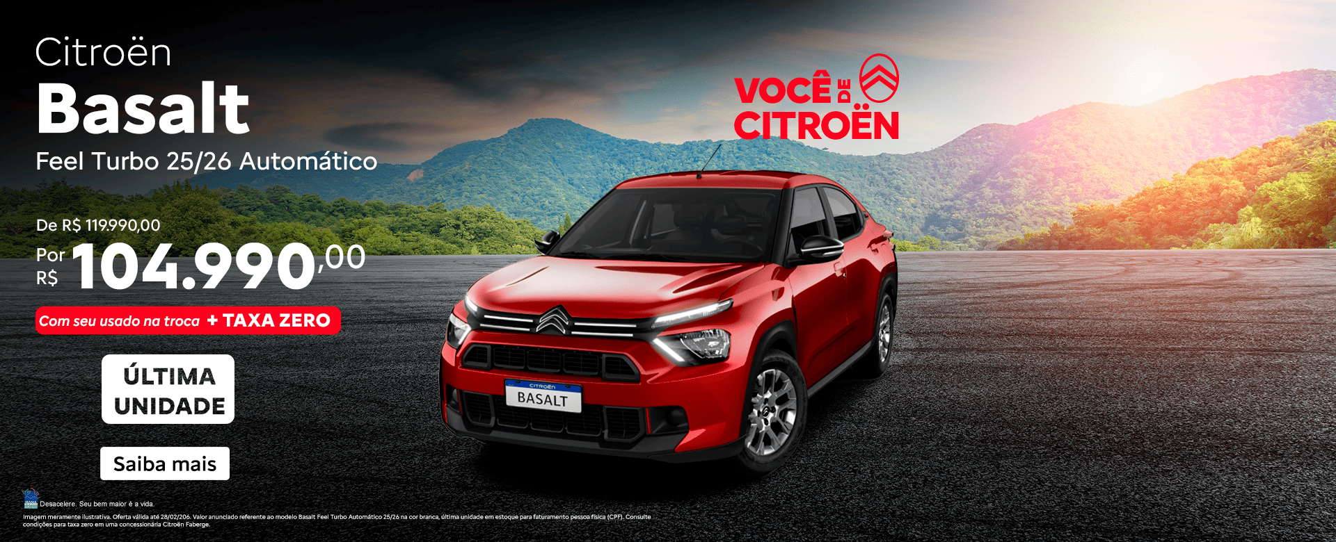 banner oferta basalt feel - fevereiro