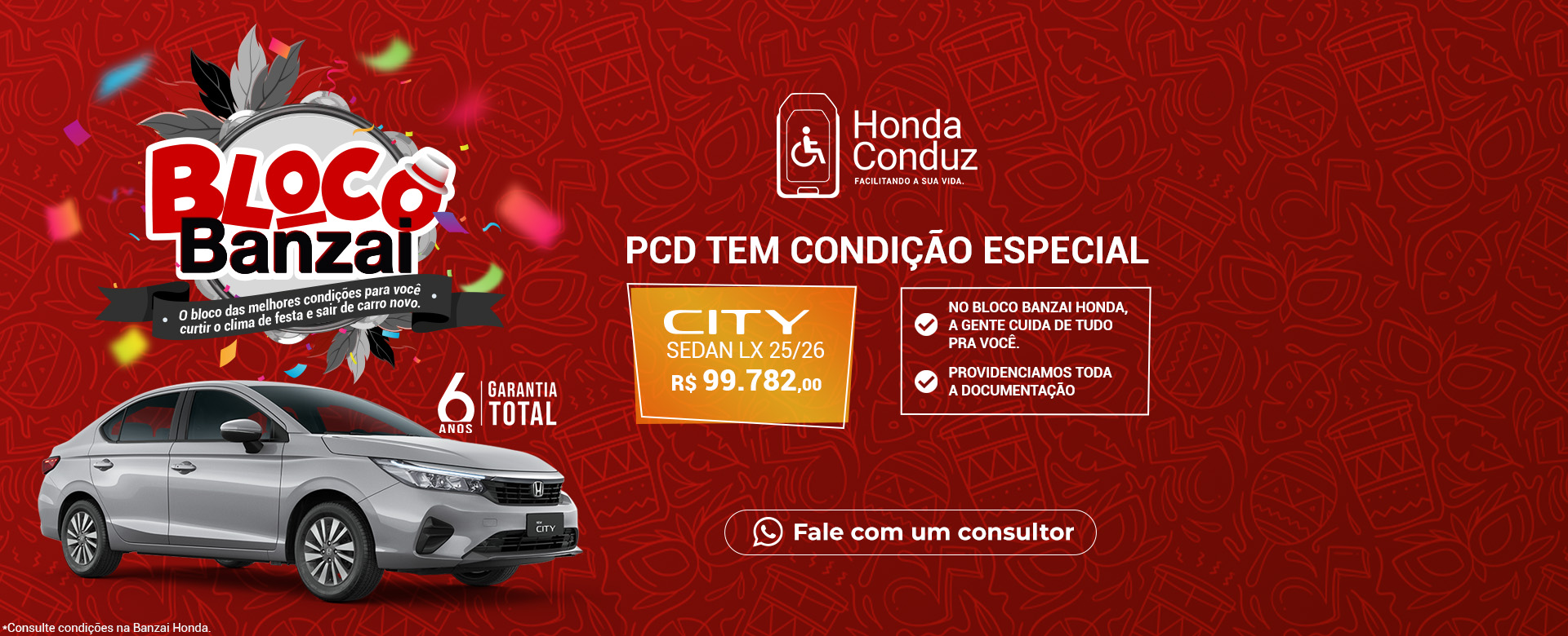 banner bloco banza - pcd