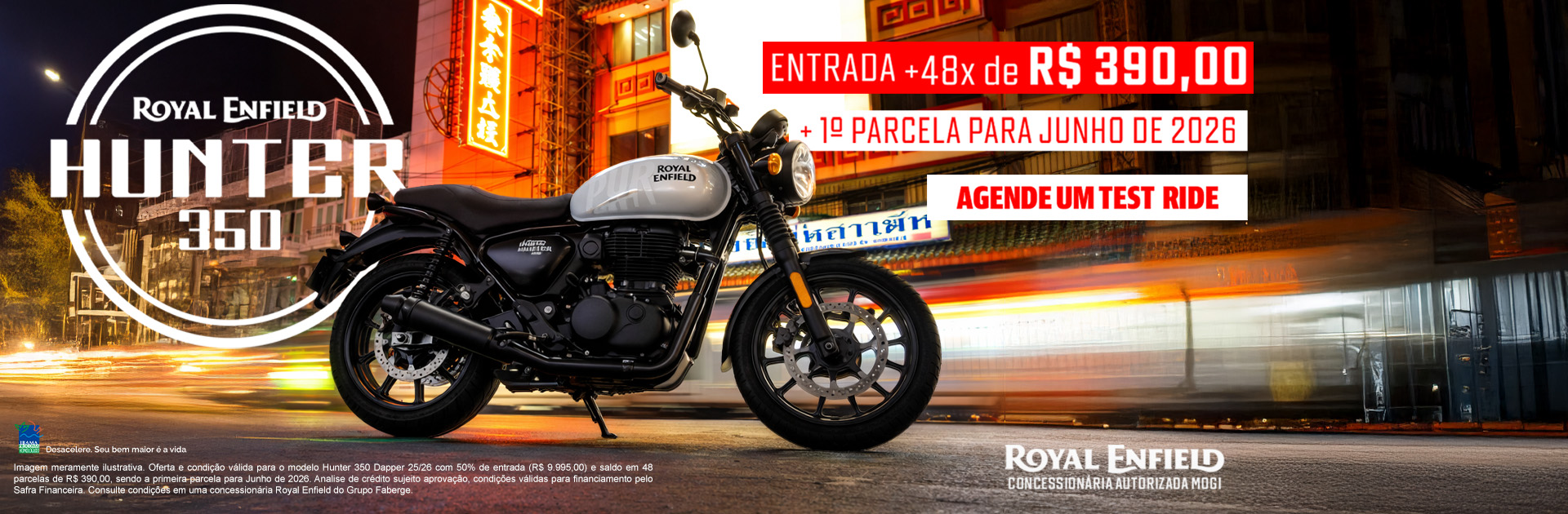 HUNTER 350 - OFERTAS FEVEREIRO