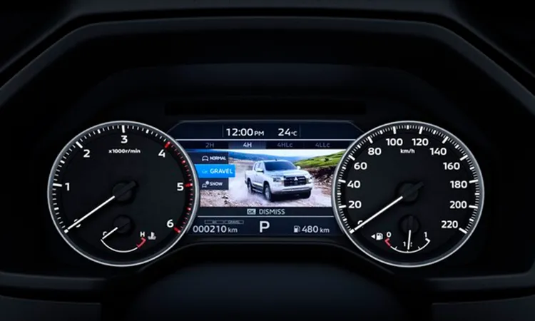 Novo painel de instrumentos de 7 polegadas