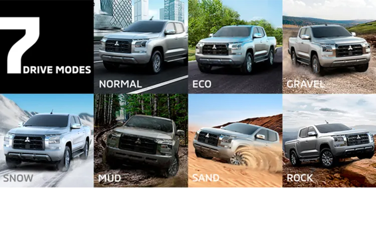 Drive mode com 7 modos de condução