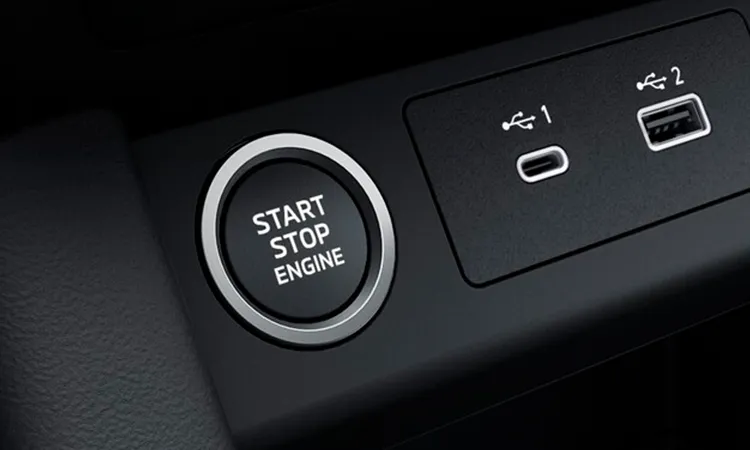 Partida do motor sem chave