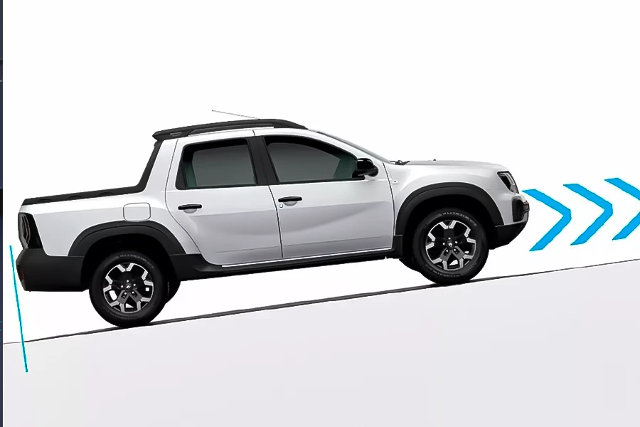 Assistente de partida em rampa (HSA)