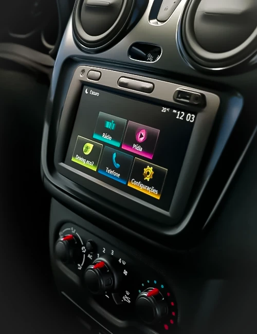 sistema multimídia MediaNav 7"