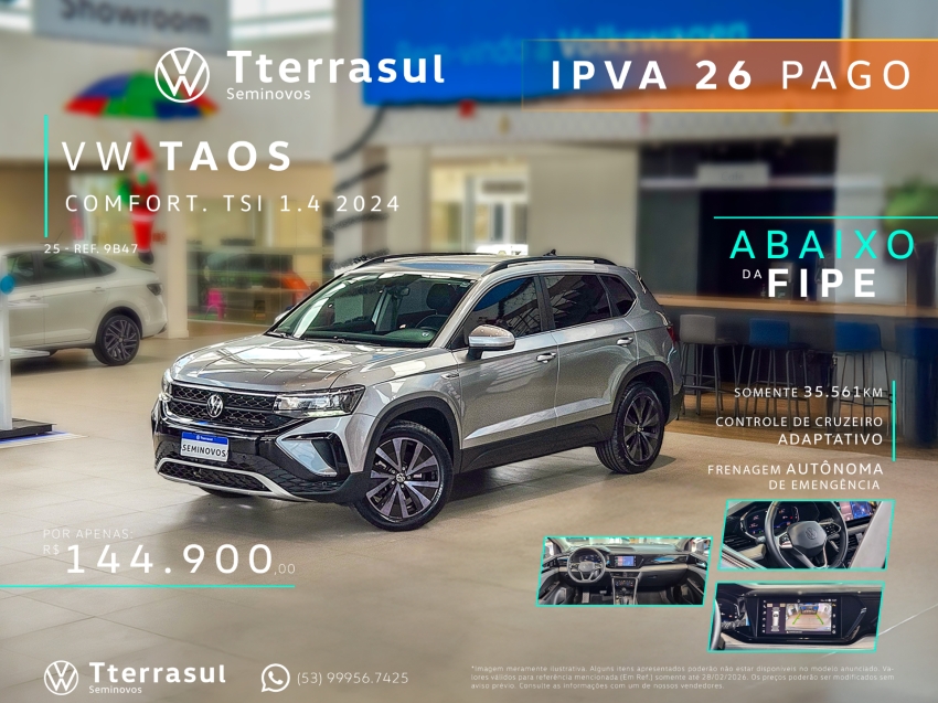 1.4 250 TSI TOTAL FLEX COMFORTLINE AUTOMÁTICO