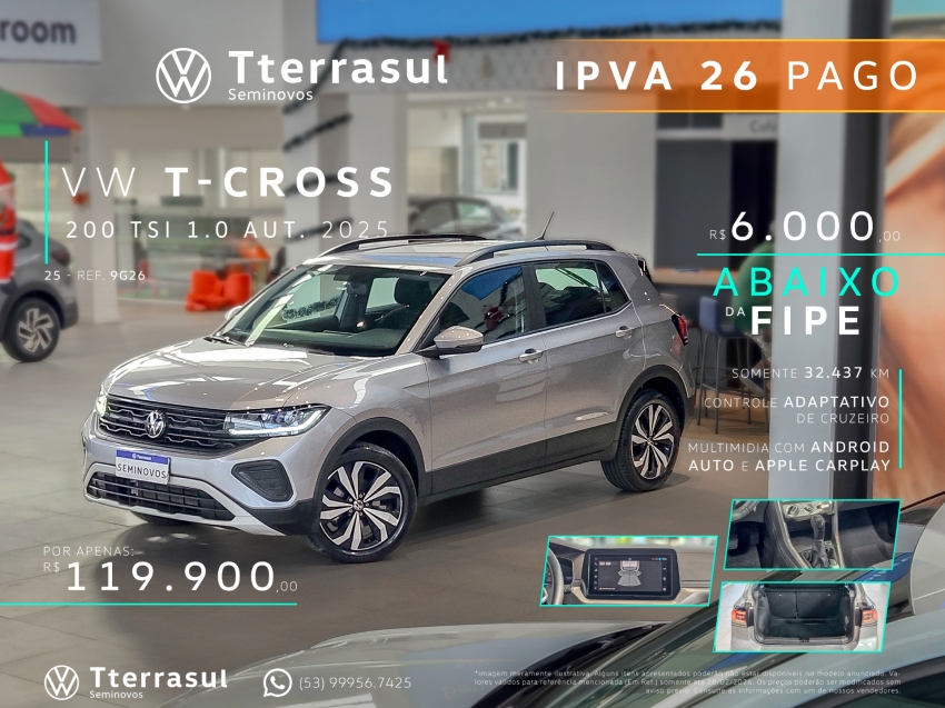 1.0 200 TSI TOTAL FLEX AUTOMÁTICO