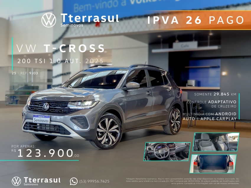 1.0 200 TSI TOTAL FLEX AUTOMÁTICO