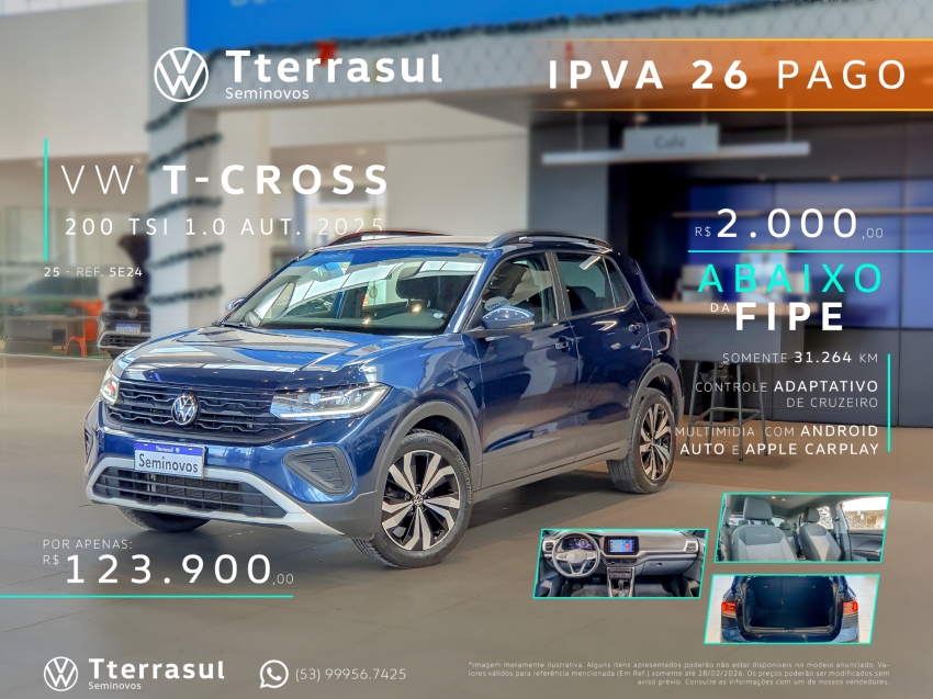 1.0 200 TSI TOTAL FLEX AUTOMÁTICO