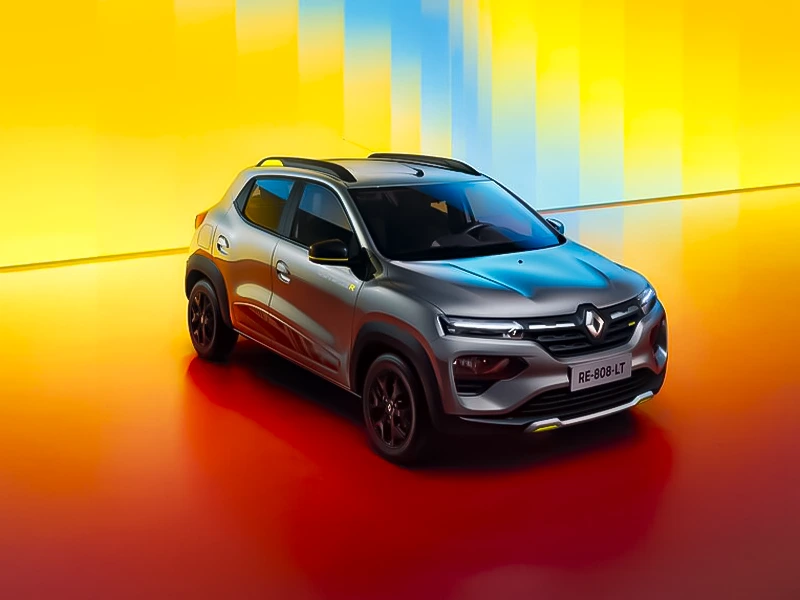 O Renault Kwid tem o design de um SUV compacto com 185 mm de distância do solo e um estilo urbano exclusivo