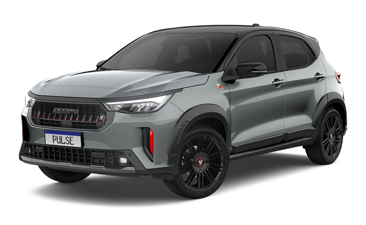 PULSE ABARTH TURBO 270 FLEX AT 4P 2026 CINZA STRATO COM TETO PRETO VULCANO
