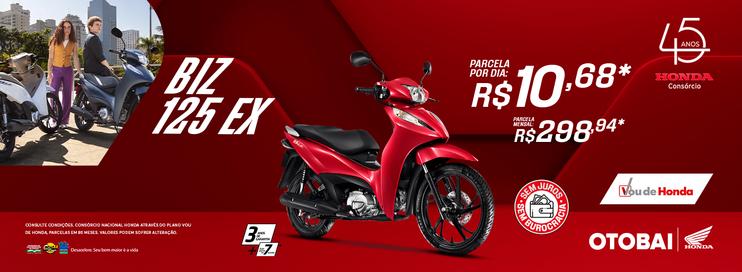 banner CNH - BIZ 125