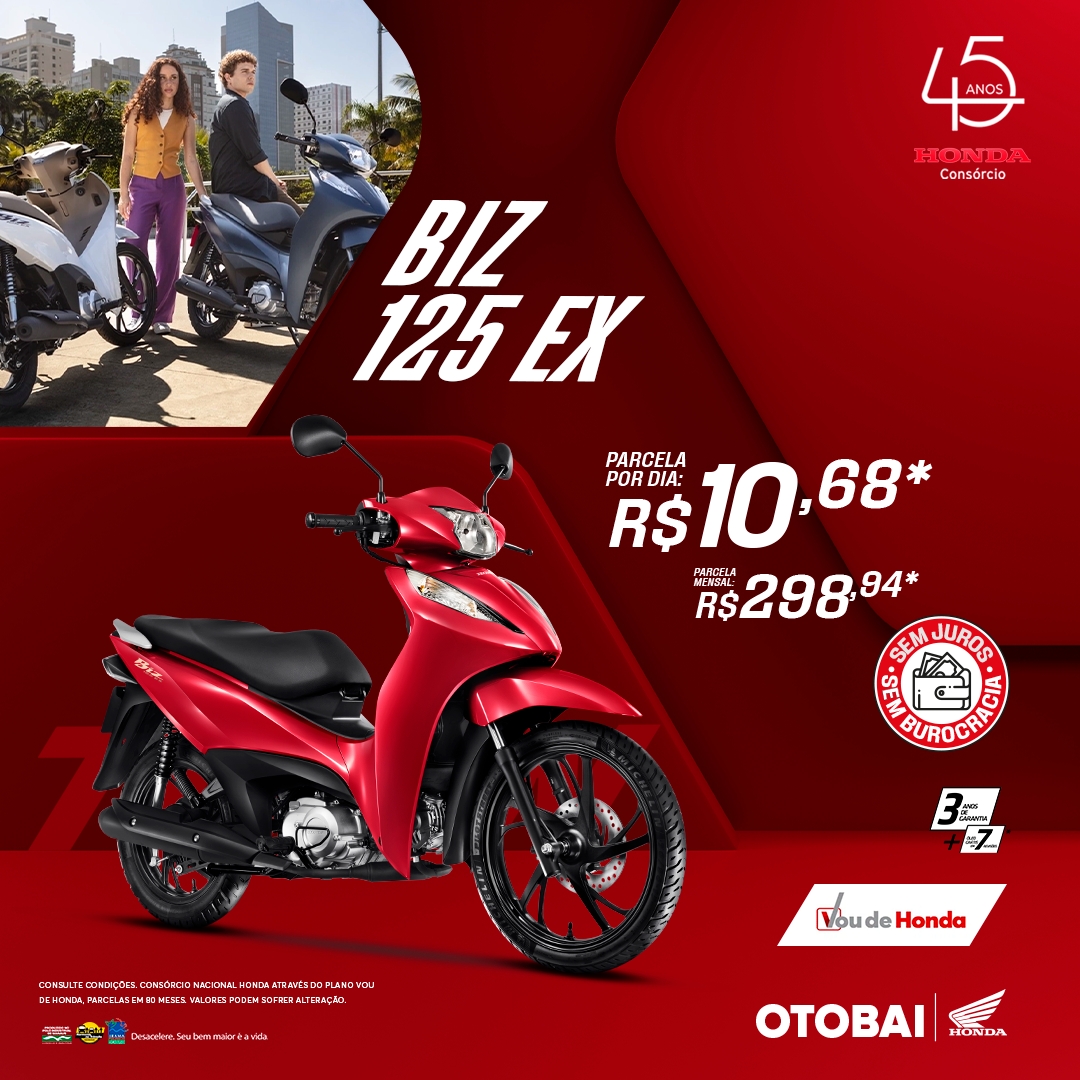 banner CNH - BIZ 125