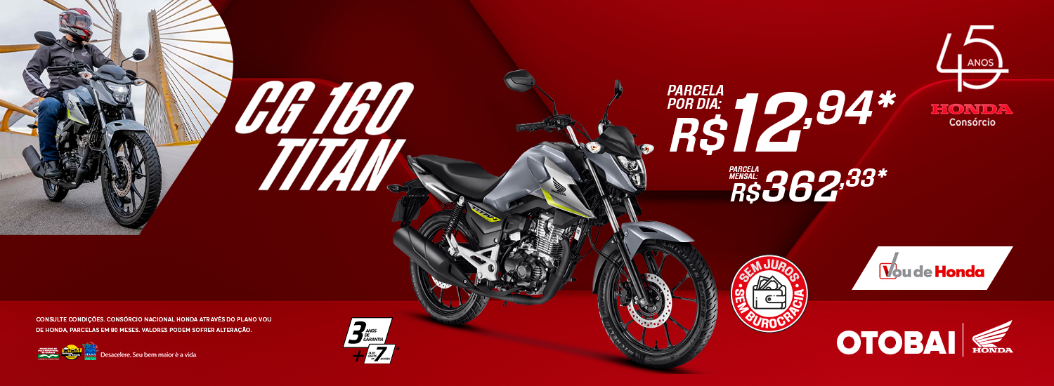 banner CNH - CG 160 TITAN