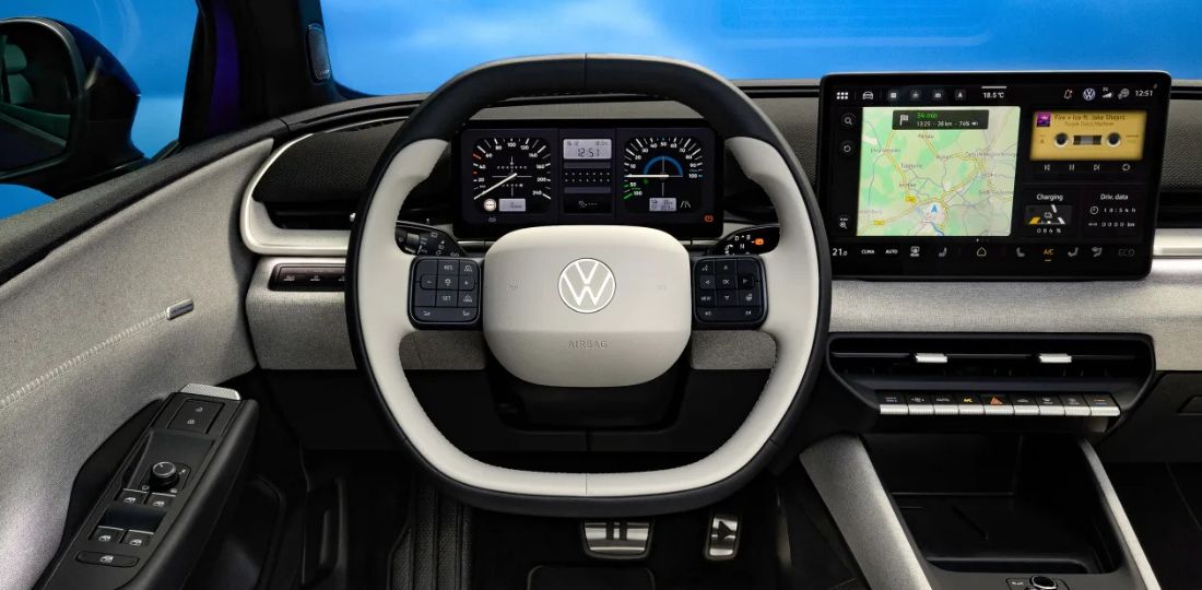 Novo VW Polo adota visual retrô no painel digital