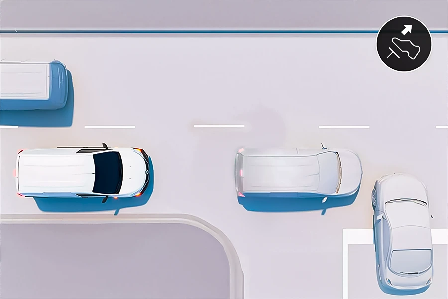 assistente de frenagem de emergência (AFU)