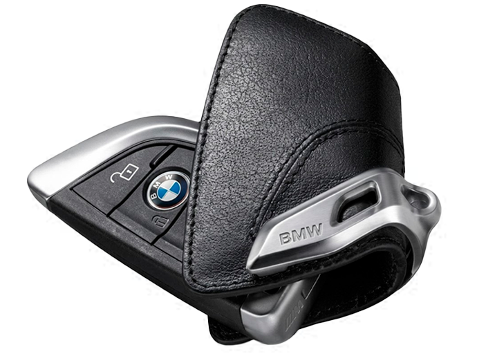 Capa de Chave Couro Preto