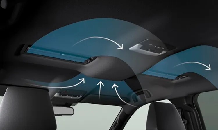 Circulador de ar no teto