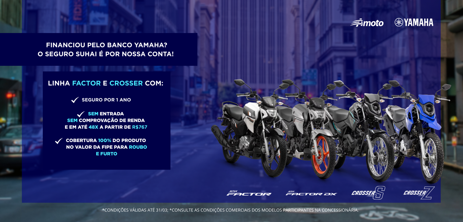 banner seguro suhai - crosser e factor