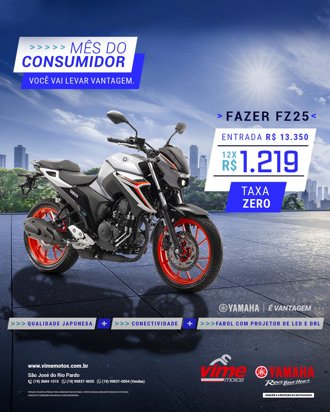 banner fazer fz25 - 12 x 1219