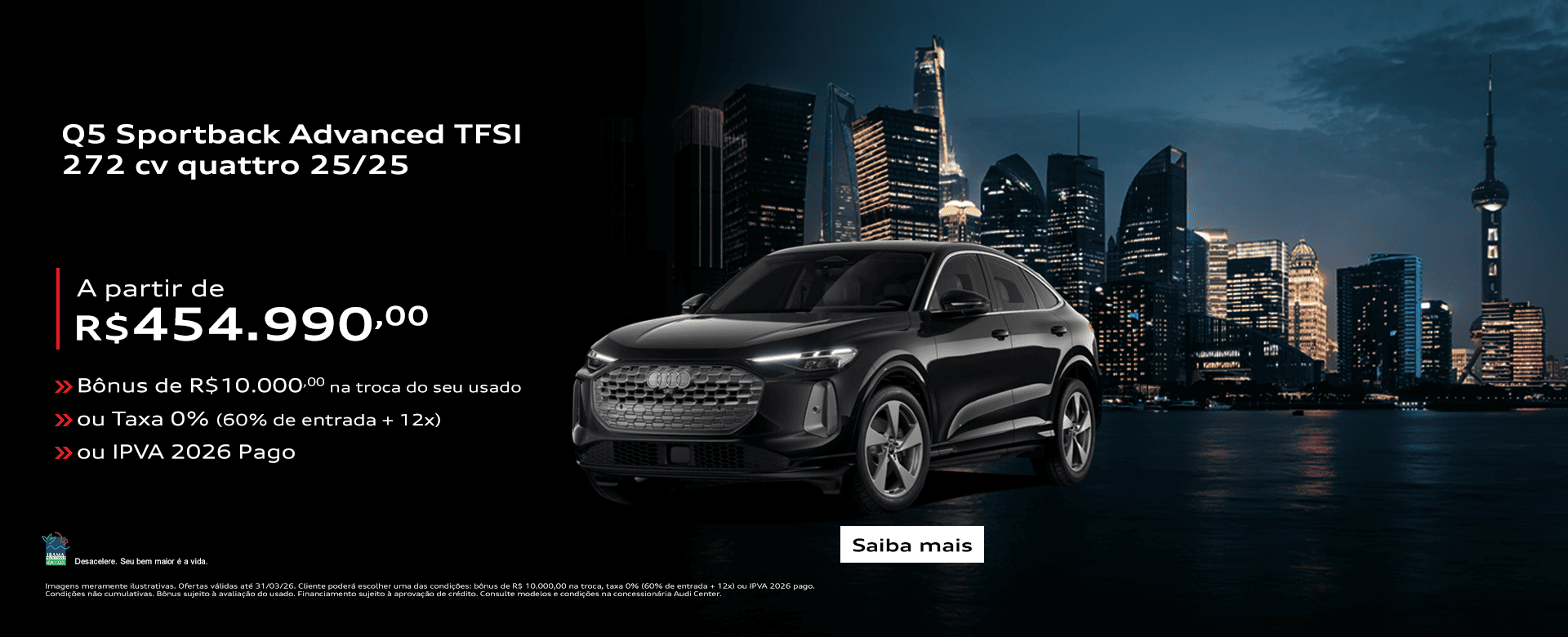 banner oferta q5 advanced - março