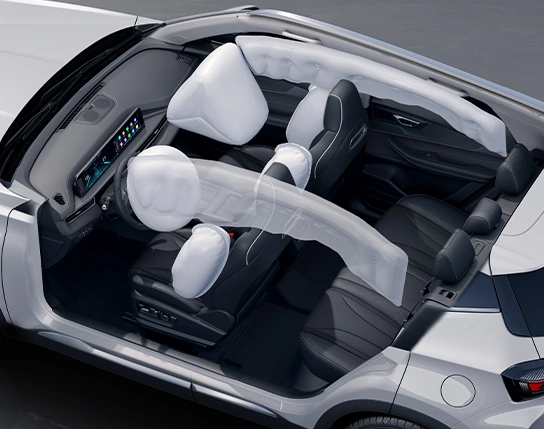 6 airbags: frontais, laterais e de cortina