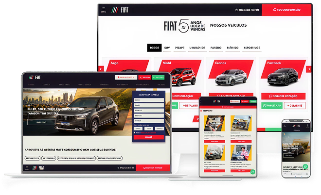 Sistema Alpes Montadora e Landing Pages